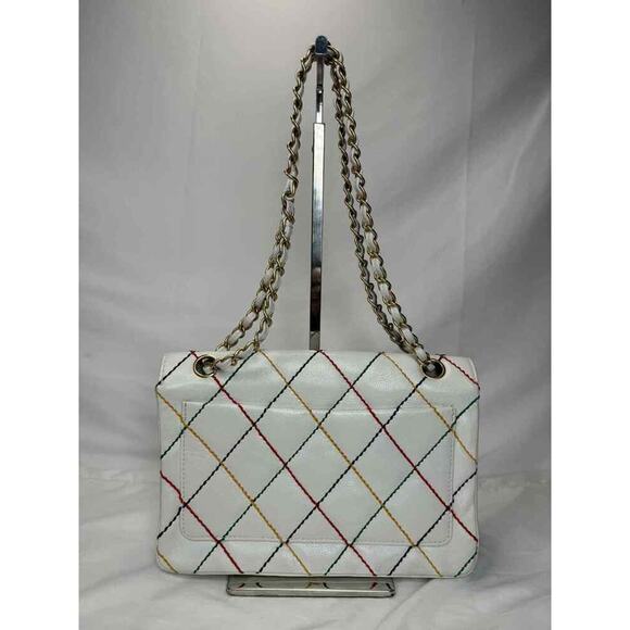 Chanel Vintage Rainbow Stitch Flap Bag Medium SPB-TS 334523 - Picture 2 of 16